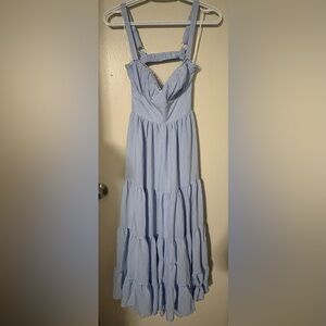 Hello Molly Sky Blue Maxi Dress
